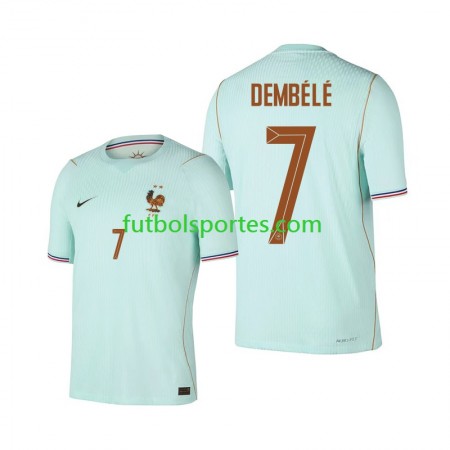Camiseta Francia Ousmane Dembele 7 Segunda Equipación Copa Mundo 2026